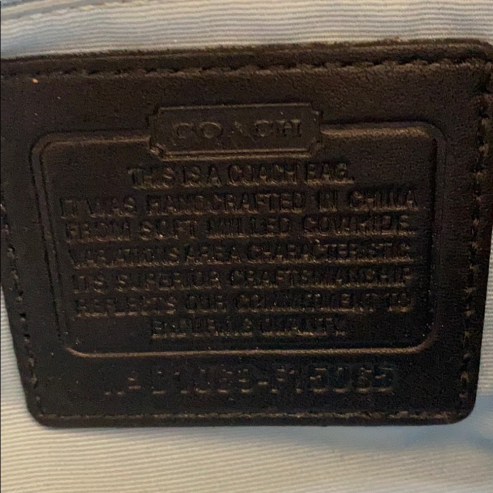 Black Authentic Coach purse (like new)